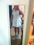 Finished dress and shoes